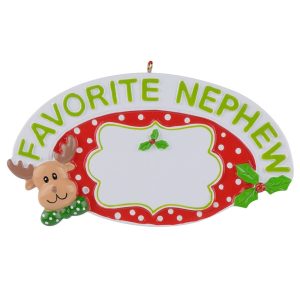 Maxora Personalized Ornament Favorite Nephew