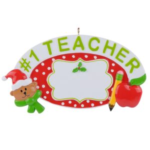 Maxora Personalized Ornament #1Teacher