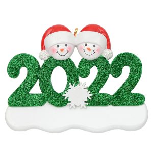 Maxora Personalized Ornament 2021Family Couple