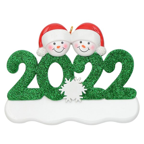Maxora Personalized Ornament 2021Family Couple