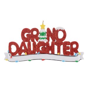 Maxora Personalized Ornament GRANDDAUGHTER