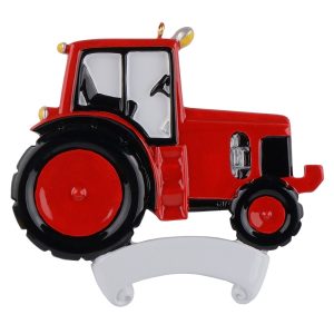 Maxora Tractor Red Personalized Ornament