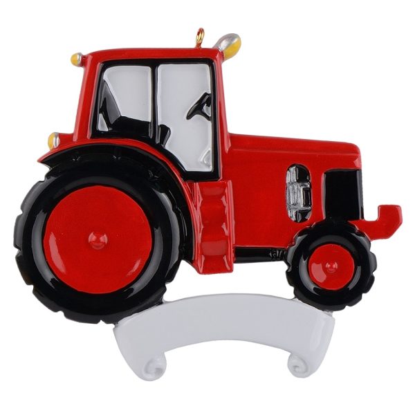 Maxora Tractor Red Personalized Ornament
