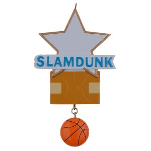 Maxora Personalized Basketball Star Ornament
