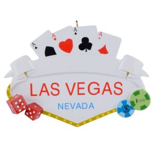 Maxora Personalized Gambling Ornament