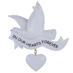 Maxora Personalized Ornament In Our Hearts Forever