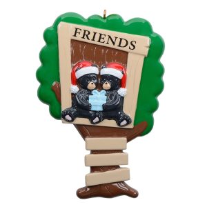 Maxora Bear Friends Personalized Ornament