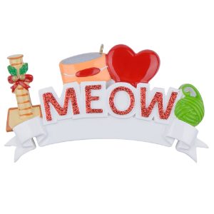 Maxora Personalized Ornament MEOW