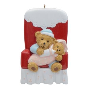 Maxora Personalized Bear feeding Ornament