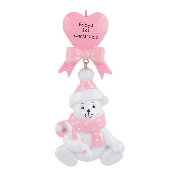 Maxora Baby Bear Pink Ornament White version