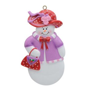 Maxora Snow Ladies Personalized Ornament