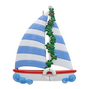 Maxora Personalized Ornament Sailboat