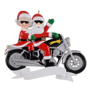 Maxora Motorcycle Couple Ornament