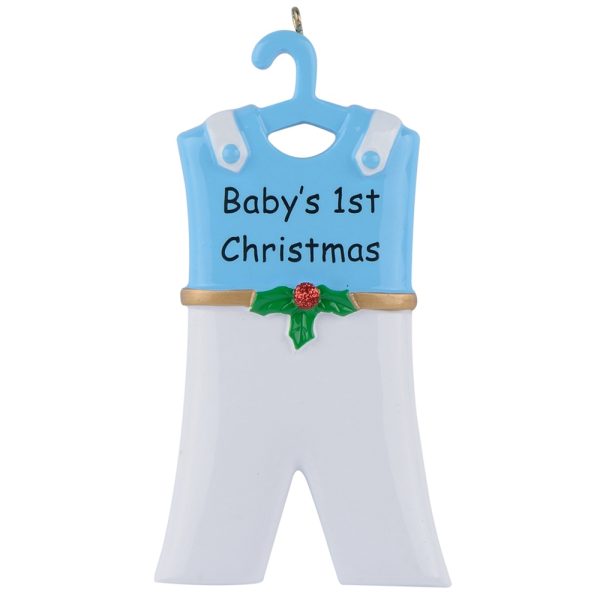Maxora Personalized Ornament Baby Boy Suit