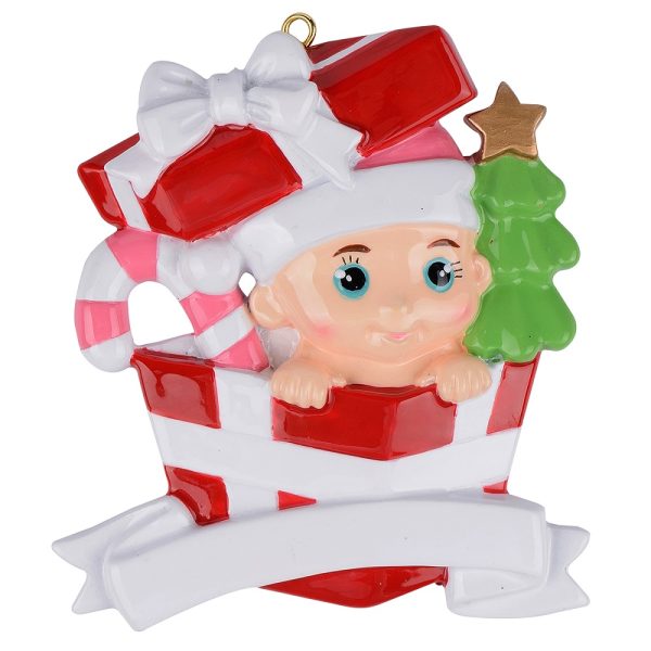 Maxora Personalized Baby 1st Christmas Ornament