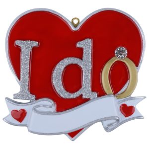 Maxora Personalized I Do Ornament