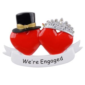 Maxora Engaged Personalize Ornament