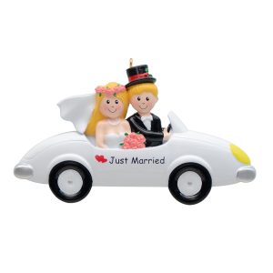 Maxora Just Married/Blonde Ornament
