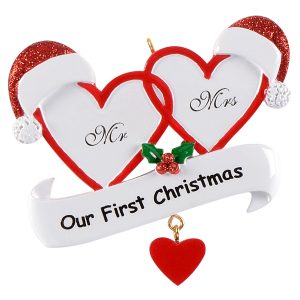 Maxora Mr & Mrs 1st Christma Ornament
