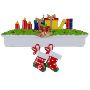 Maxora Personalized Mantel Stocking Ornament of 2