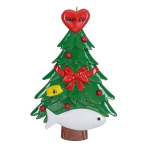 Maxora Personalized Ornament Best Cat Christmas Tree