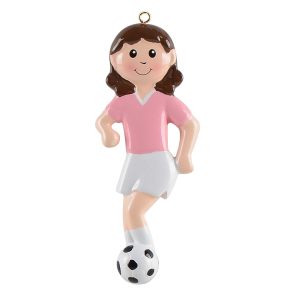 Maxora Personalized Ornament Soccer Girl
