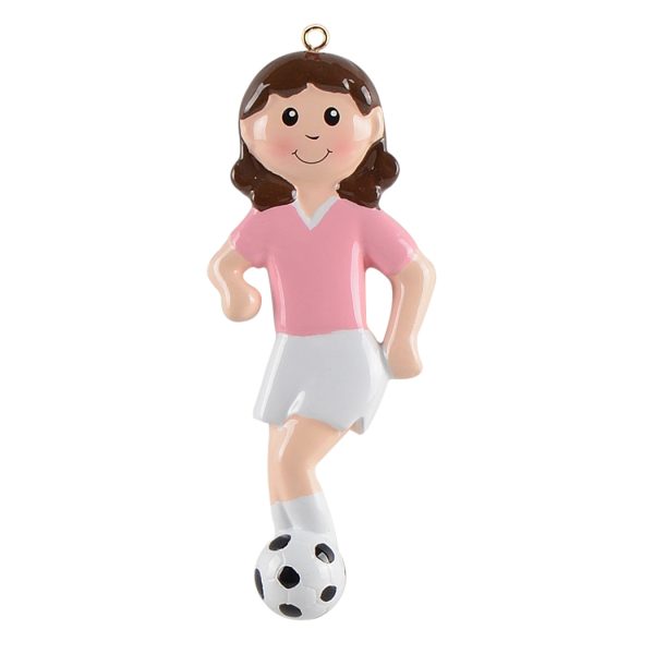 Maxora Personalized Ornament Soccer Girl