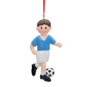 Maxora Personalized Ornament Soccer Boy