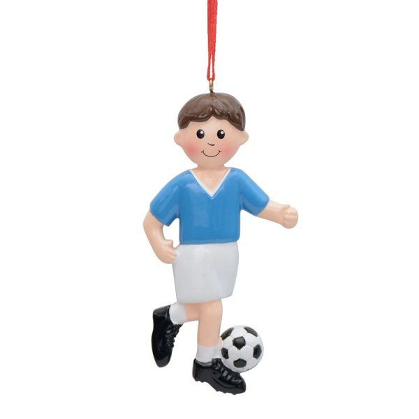 Maxora Personalized Ornament Soccer Boy