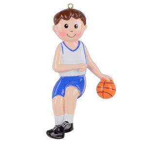 Maxora Personalized Ornament Basketball Boy
