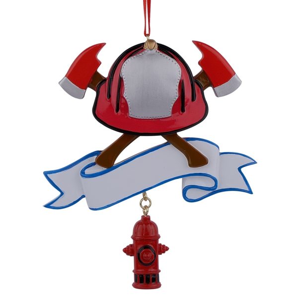 Maxora Personalized Firefighter Ornament