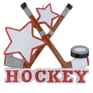 Maxora Personalized Ice Hockey Ornament