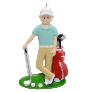 Maxora Golf Player Personalized Ornament