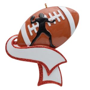 Maxora Football Man Personalized Ornament