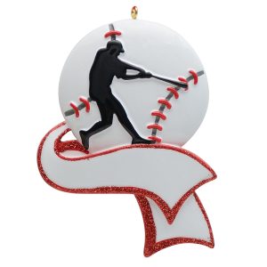 Maxora Baseball Man Personalized Ornament