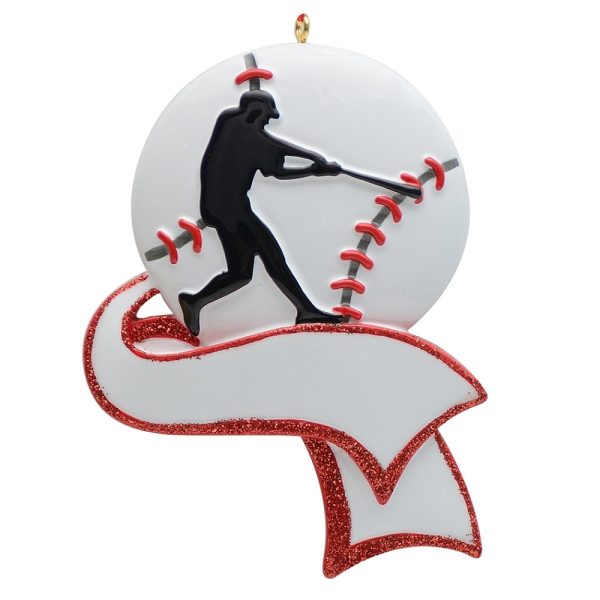 Maxora Baseball Man Personalized Ornament