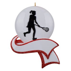 Maxora Lacrosse Personalized Ornament