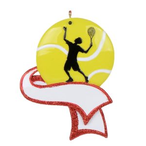 Maxora Men's Tennis Ball Personalized Ornament