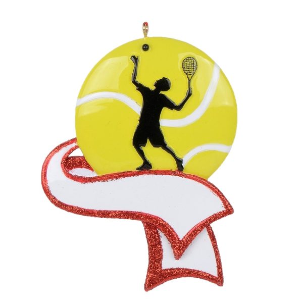 Maxora Men's Tennis Ball Personalized Ornament