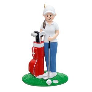 Maxora Golf Player Personalized Ornament