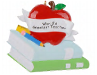 Maxora Personalized Ornament World's Greatest Teacher