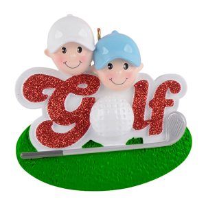 Maxora Personalized Ornament Golf Friend of 2