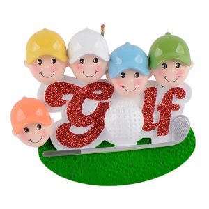 Maxora Personalized Ornament Golf Friend of 5