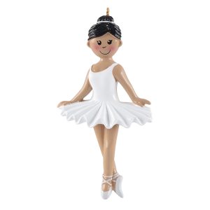 Maxora Personalized Ornament Ballerina Girl Ethnic