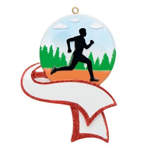 Maxora Personalized Sport Ornament Jogging Boy