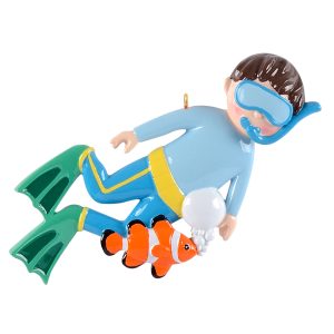 Maxora Personalized Sport Ornament Snorkeling