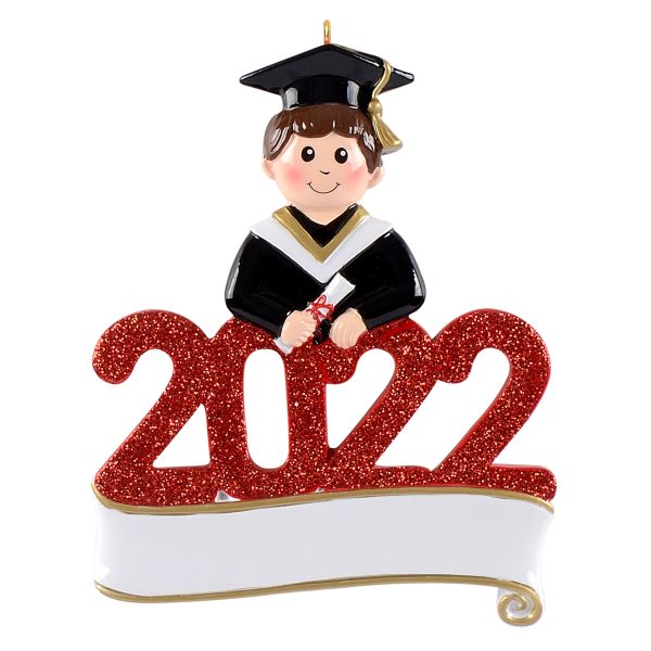 Maxora Personalized Ornament Graduate Boy 2022