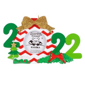 Maxora Personalized Photo frame Ornament 2021