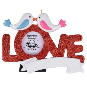 Maxora Personalized LOVE Photo frame Ornament