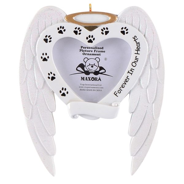 Maxora Personalized Ornament Dog Memory Photo Frame